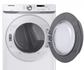 Samsung - 7.5 Cu. Ft. Stackable Electric Dryer with Sensor Dry - White