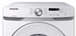 Samsung - 7.5 Cu. Ft. Stackable Electric Dryer with Sensor Dry - White