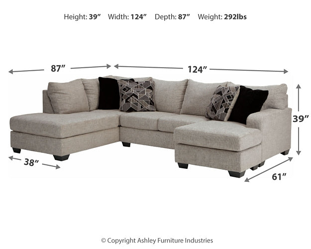 Megginson 2-Piece Sectional with Chaise