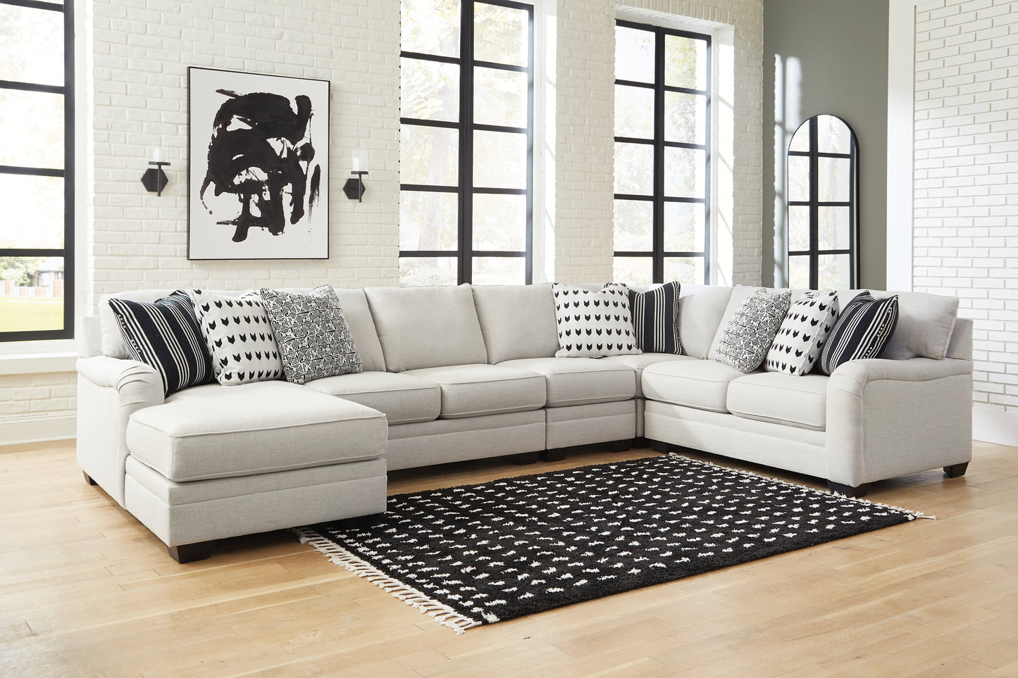 Huntsworth 5-Piece Sectional with Chaise