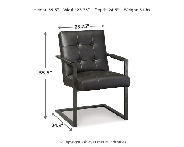 Starmore Home Office Desk Chair (2/CN)